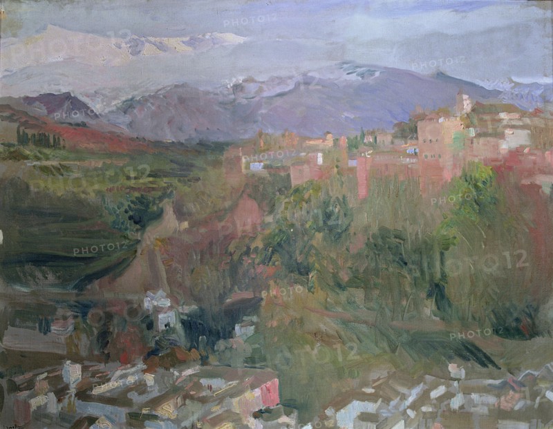 'Granada' Oil, 1920 by Joaquin Sorolla.