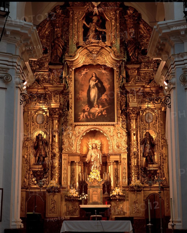 Immaculate' in the main altar of the church of San Felipe Neri of Cadiz.
