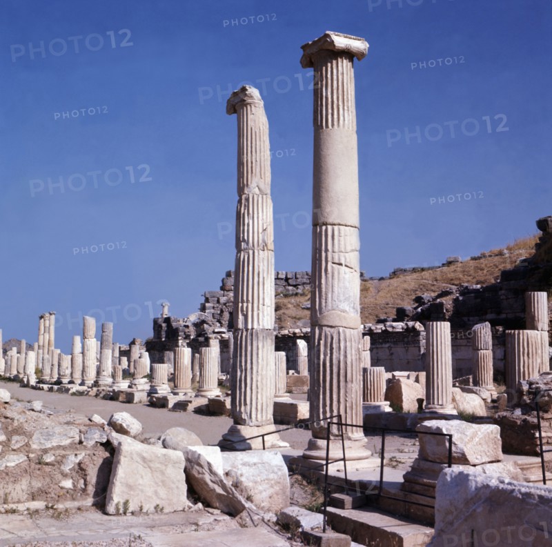 Columns from the ruins of Ephesus.