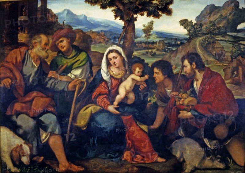 Adoration of the Shepherds' by Giacomo Palma.