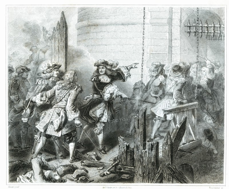 Taking to the assault of Valenciennes by King Louis XIV on March 16, 1677 during the Franco-Dutch?
