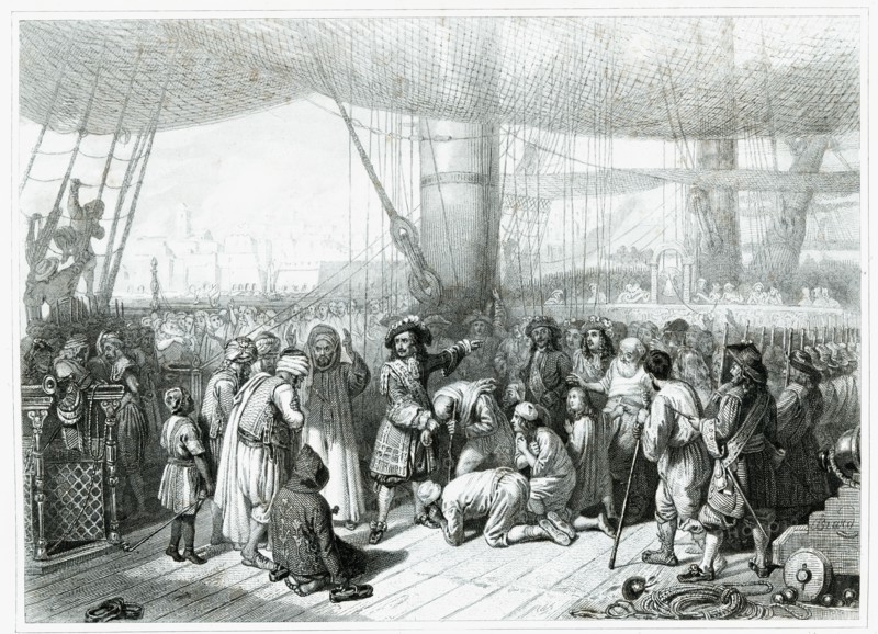 Bombardment of Algiers by the French fleet commanded by Abraham Duquesne (1610-1688) on 27 June 1?