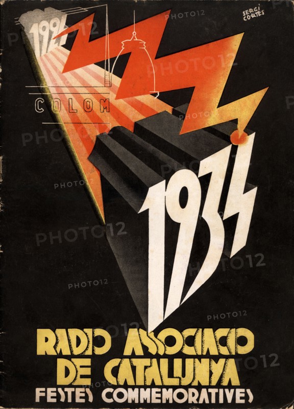 Cover of the magazine Radio Associació of Catalonia. Festival commemorating the tenth anniversary?