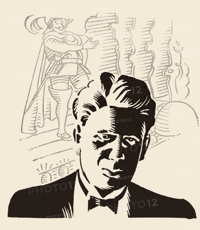 Eduard Toldrà Soler (1895-1962). Catalan musician. Drawing, 1934.