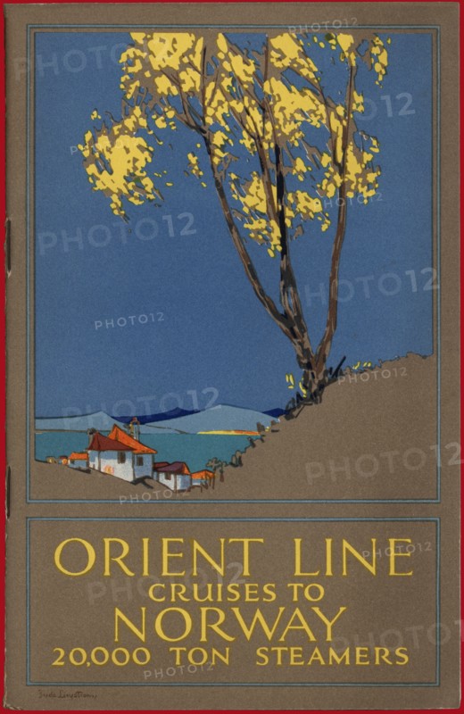 Tourist Brochure for Cruises by Norway and Nordic capitals, 1928.