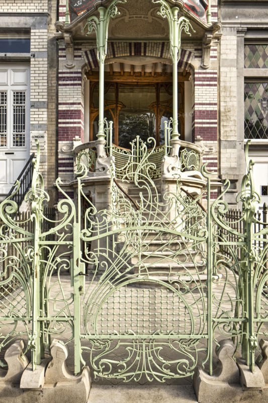 Maison Saint Cyr, 11 Square Ambiorix, (1900), Brussels, Belgium, c2014-2017.  Artist: Alan John Ainsworth.