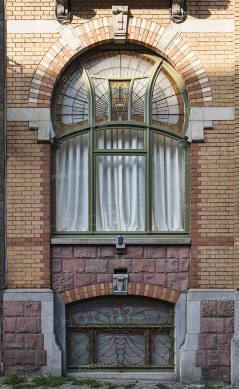 Maison Langbehn, 90-92 Rue Renkin, Brussels, Belgium, (1901), c2014-2017. Artist: Alan John Ainsworth.