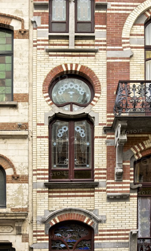 Maison Kwachet, 51 Rue Van Campenhout, Brussels, Belgium, (1901), c2014-2017. Artist: Alan John Ainsworth.
