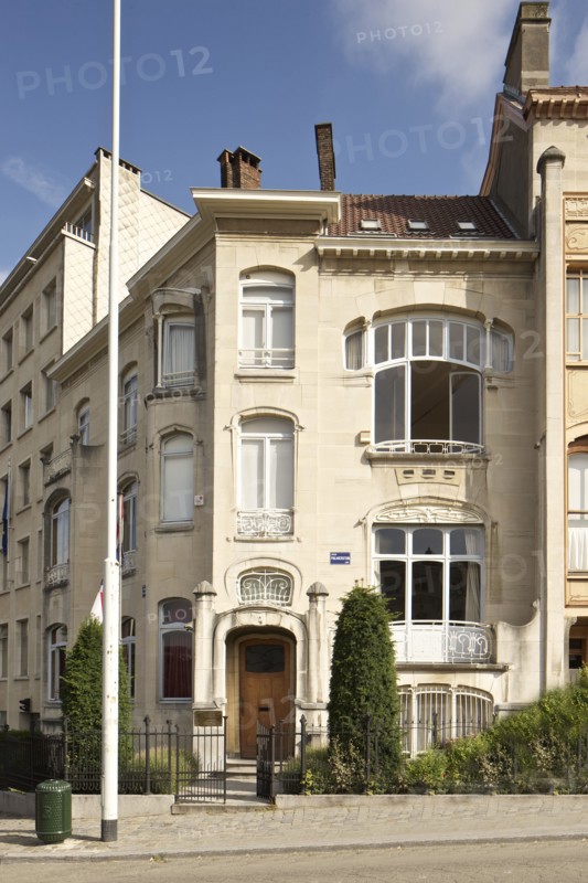 Hotel van Eetvelde, 2 Av. Palmerston, Brussels, Belgium, (1898), c2014-2017. Artist: Alan John Ainsworth.