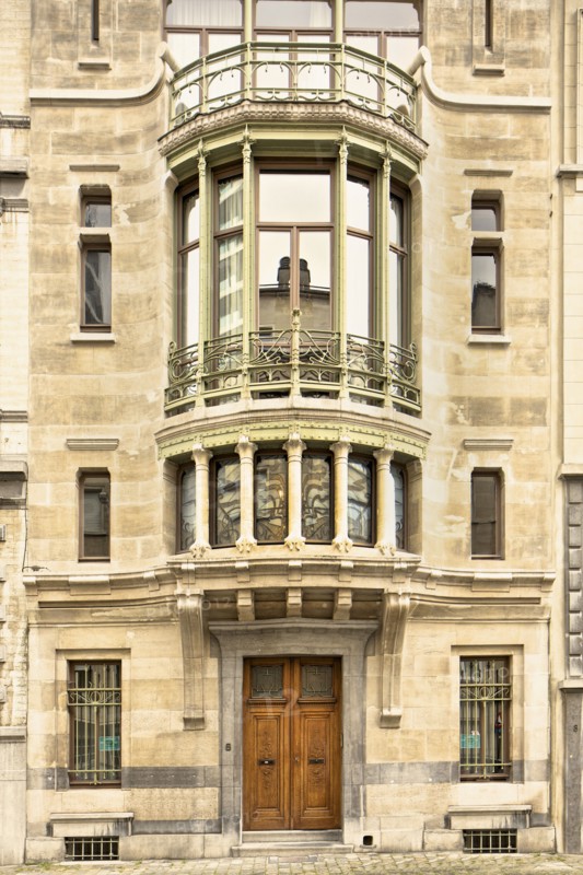 Hotel Tassel, Rue Paul Emile Janson, (c1893-94), c2014-2017. Artist: Alan John Ainsworth.