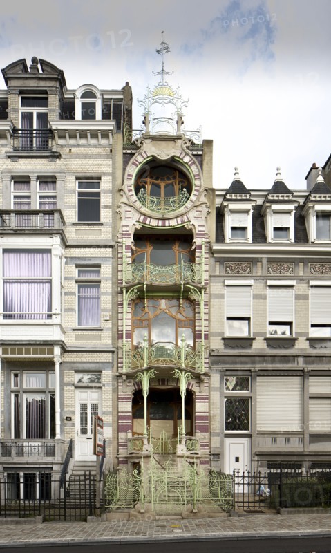 Maison St. Cyr, 11 Square Ambiorix, Brussels, Belgium, (1900), c2014-2017. Artist: Alan John Ainsworth.