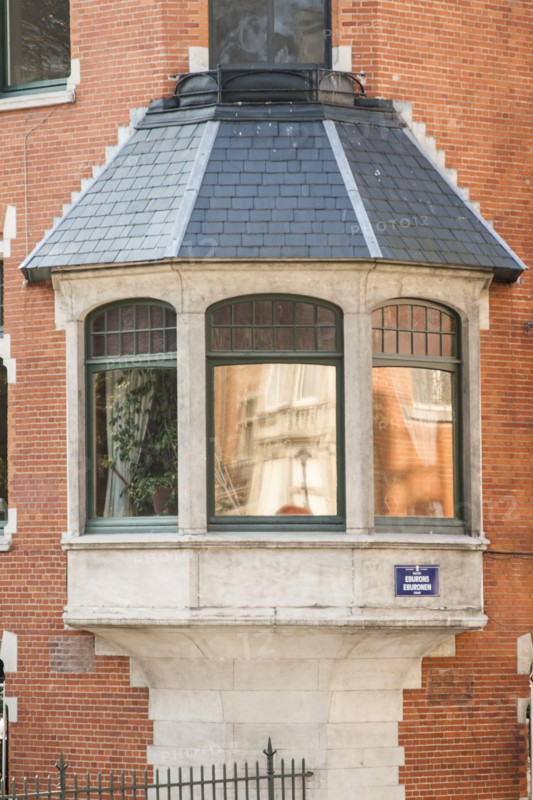 House of the Quakers, 50 Sq. Ambiorix, Brussels, Belgium, (1899), c2014-2017. Artist: Alan John Ainsworth.