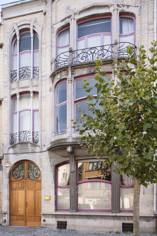 Maison-Atelier Delcorde, 40 & 44 Avenue Sleeckx, (1913), c2014-2017. Artist: Alan John Ainsworth.