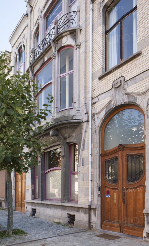 Maison-Atelier Delcorde, 40 & 44 Avenue Sleeckx, (1913), c2014-2017 Artist: Alan John Ainsworth.