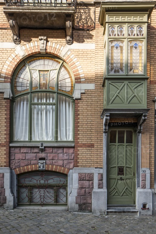 Maison Langbehn, 90-92 Rue Renkin, (1901), c2014-2017. Artist: Alan John Ainsworth.