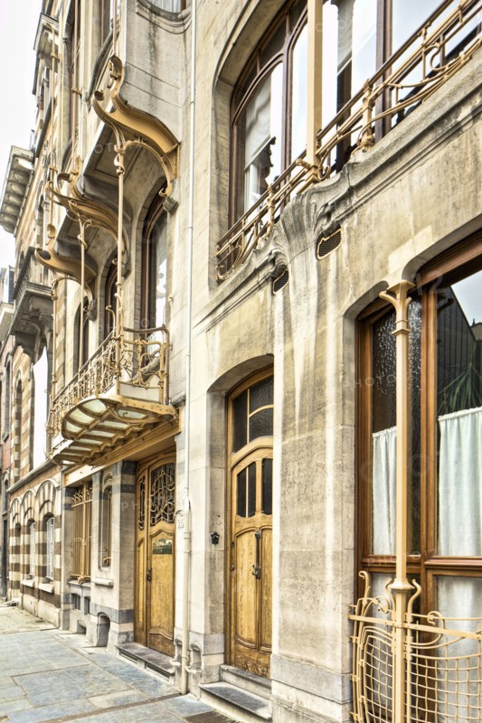 Maison-Atelier Horta (Horta Museum), 23-25 Rue Americaine, Brussels, Belgium, c2014-2017. Artist: Alan John Ainsworth.