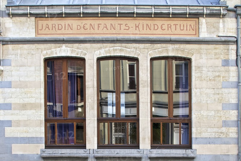 Le Jardin d'Enfants, Brussels, Belgium, (1897), c2014-2017. Artist: Alan John Ainsworth.