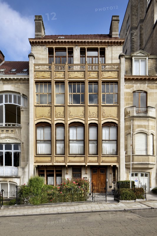 Hotel van Eetvelds, Av. Palmeston, Brussels, Belgium, (1895), c2014-2017. Artist: Alan John Ainsworth.