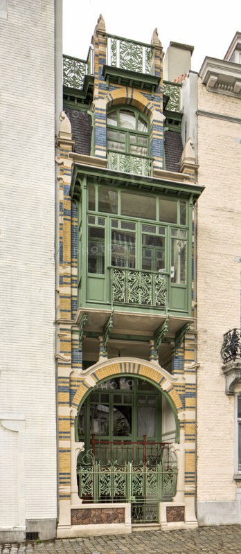 Maison Strauven, Brussels, Belgium, (1905), c2014-2017. Artist: Alan John Ainsworth.