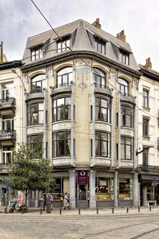 6 Parvis de la Trinite, Ixelles, Brussels, Belgium, (1909), c2014-2017. Artist: Alan John Ainsworth.