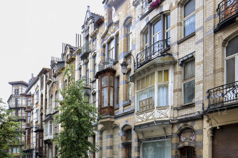 Avenue Jean Volders/Rue Vanderschrick, Brussels, Belgium, (1904), c2014-c2017. Artist: Alan John Ainsworth.