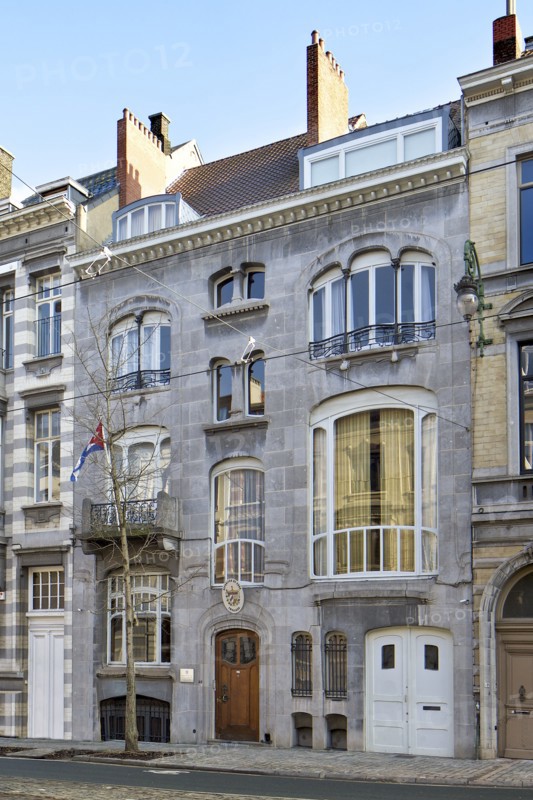 Hotel Dubois, 80 Avenue Brugmann, Brussels, Belgium, (1901-1903), c2014-c2017. Artist: Alan John Ainsworth.