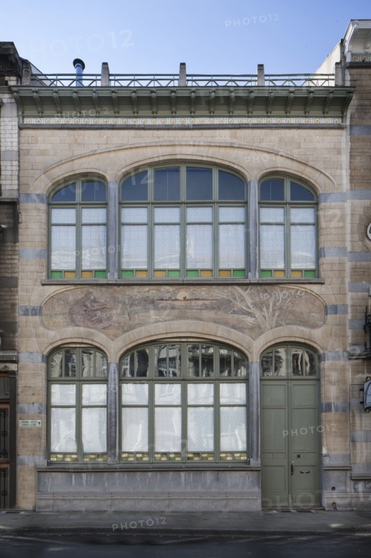Maison-Atelier Louise de Hem, 15-17 Rue Darwin, Brussels, Belgium, (1902-1905), c2014-c2017. Artist: Alan John Ainsworth.