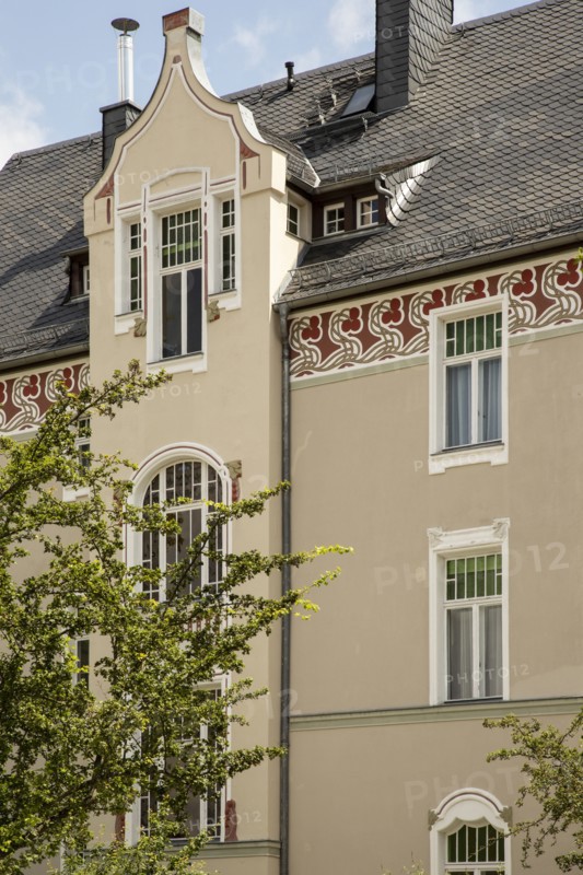 Jugenstil house, Cranachstrasse 12, Weimar, Germany, (1905), 2018. Artist: Alan John Ainsworth.