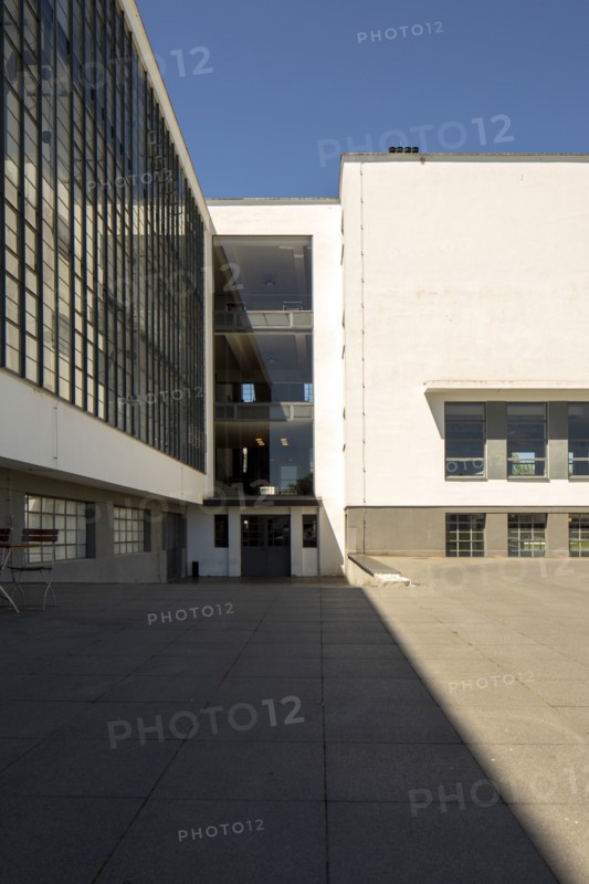 The Bauhaus building, Dessau, Germany, 2018.  Artist: Alan John Ainsworth.