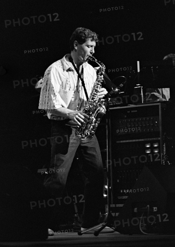 Jay Beckenstein, Spyrogyra, Royal Festival Hall, Southbank, London, July 1986. Creator: Brian O'Connor.