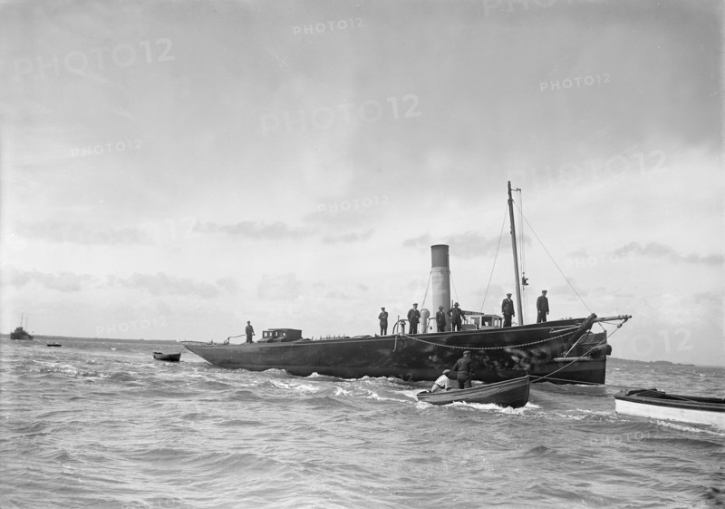'HMY Britannia' before being sunk, July 1936. Creator: Kirk & Sons of Cowes.