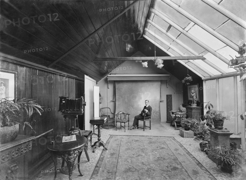 The studio of Kirk & Sons of Cowes, Isle of Wight, August 1935. Creator: Kirk & Sons of Cowes.