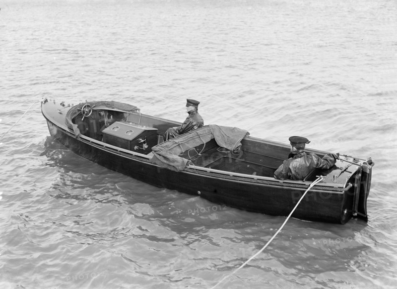 Venetia's Wolseley motor launch, 1914. Creator: Kirk & Sons of Cowes.