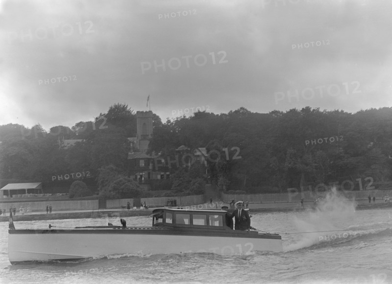 The motor launch 'My Lady Nancy' under way, 1921. Creator: Kirk & Sons of Cowes.