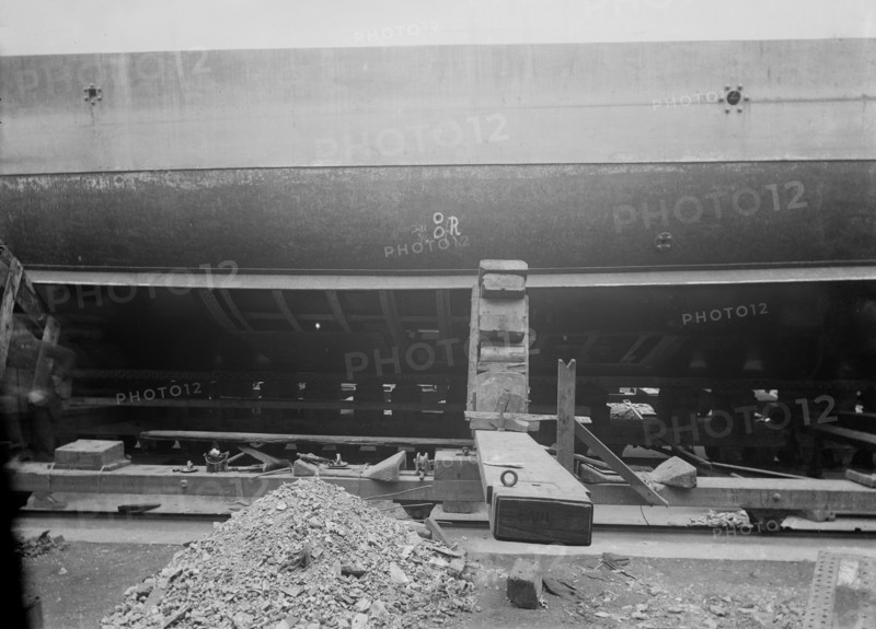 Steam yacht Branwen's Hull, 1914. Creator: Kirk & Sons of Cowes.