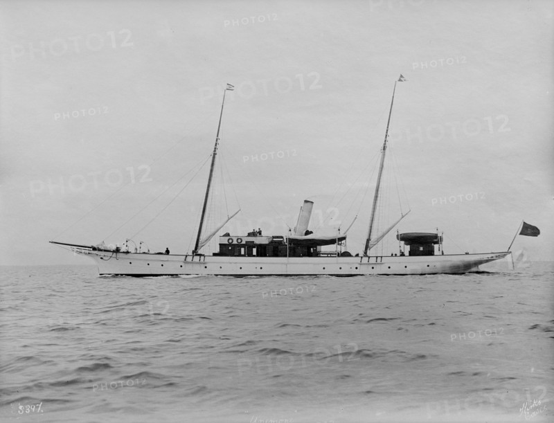 The steam yacht 'Anemone'. Creator: Kirk & Sons of Cowes.