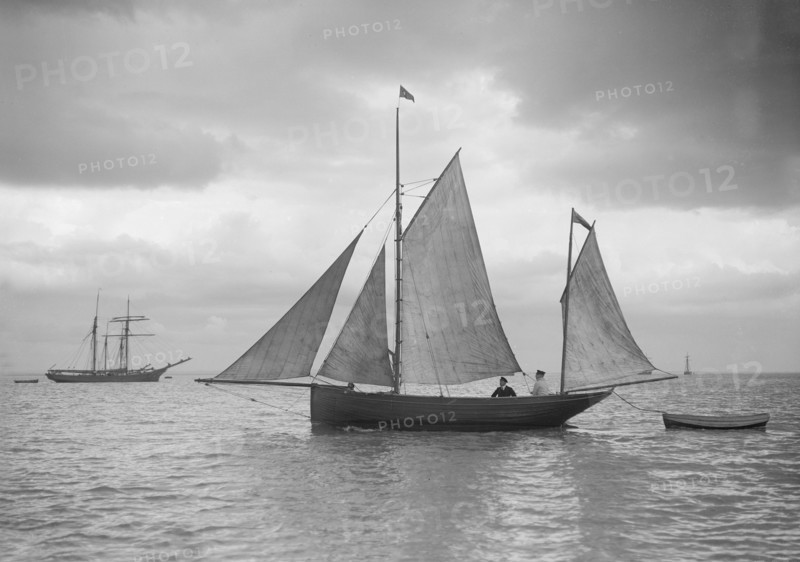 Yawl and tender, 1912. Creator: Kirk & Sons of Cowes.