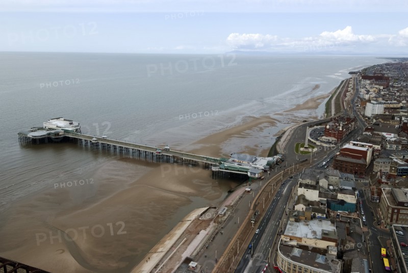 Blackpool, view from Tower, 2009. Creator: Ethel Davies.