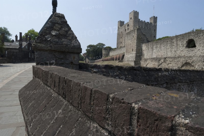 UK, Rochester, Rochester Castle, 2009. Creator: Ethel Davies.