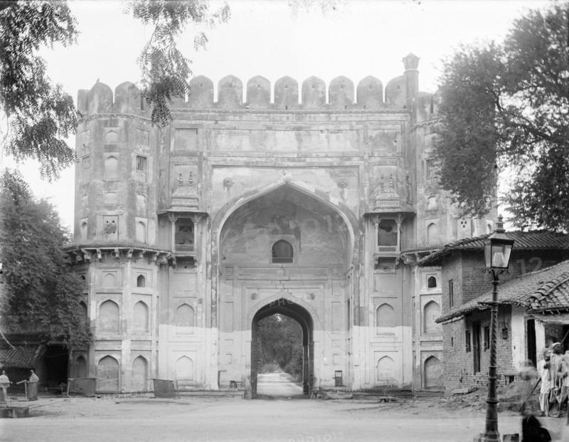 Gateway in Allahabad, Uttar Pradesh, India, 1902. Creator: Kirk & Sons of Cowes.