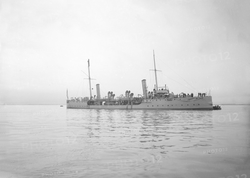 Spanish Gunboat, date unknown. Creator: Kirk & Sons of Cowes.