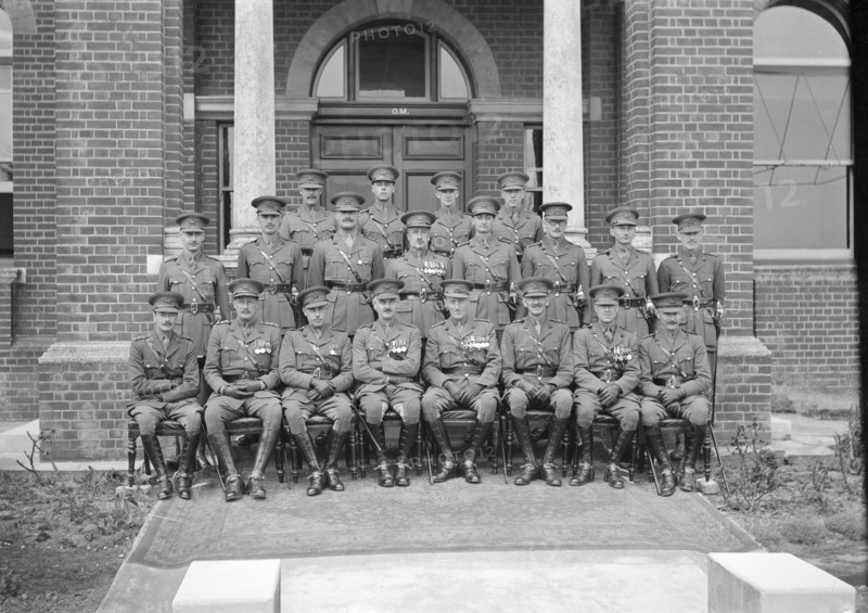 Officers' group, Queen's Royal Regiment, c1935. Creator: Kirk & Sons of Cowes.