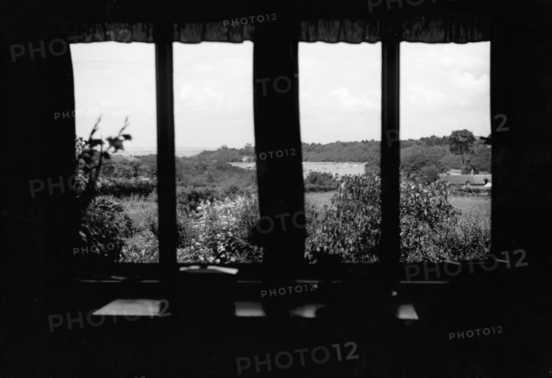 View out of a window, c1935. Creator: Kirk & Sons of Cowes.