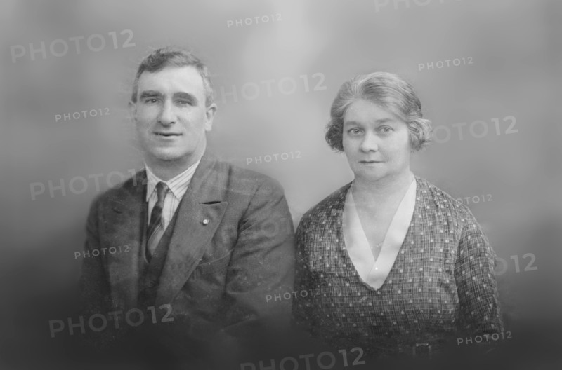 Portrait of a man and woman, c1935. Creator: Kirk & Sons of Cowes.