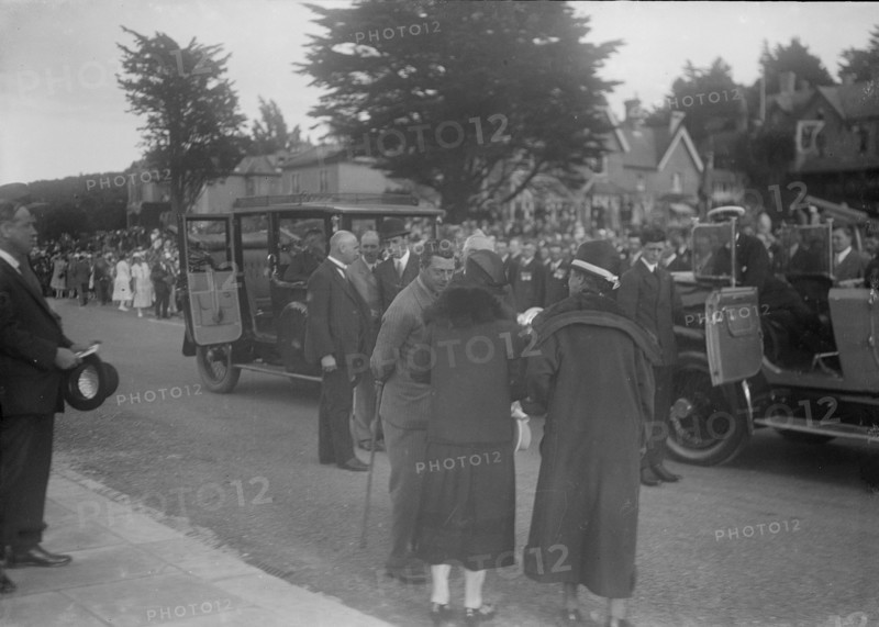 Group of people at an event, c1935. Creator: Kirk & Sons of Cowes.