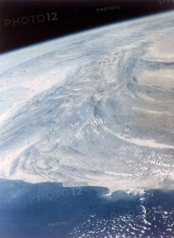 India-Pakistan boundary seen from aboard the second Space Shuttle flight, November 1981. Creator: NASA.