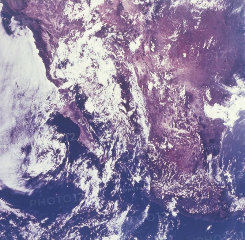 Earth from space - Mexico, c1980s. Creator: NASA.