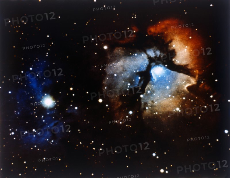 Trifid Nebula in Sagittarius constellation. Creator: NASA.