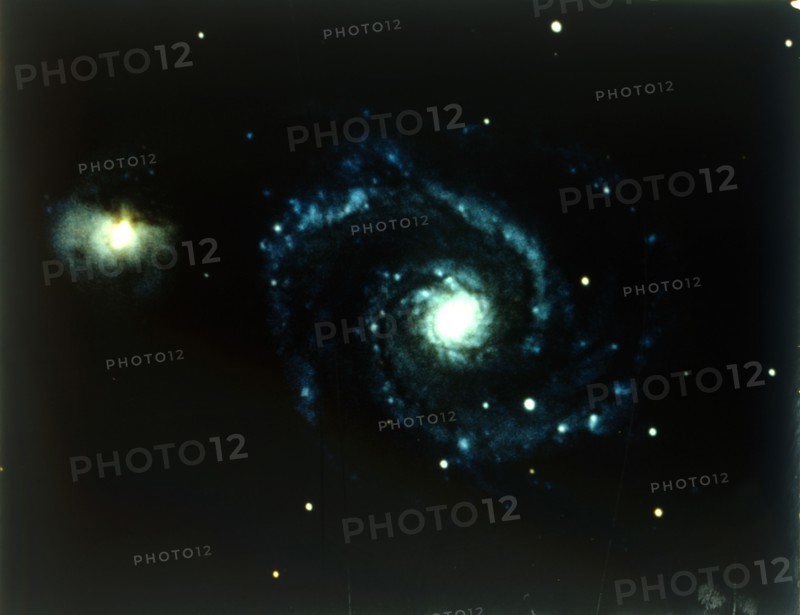 Whirlpool Galaxy in Canes Venatici. Creator: NASA.