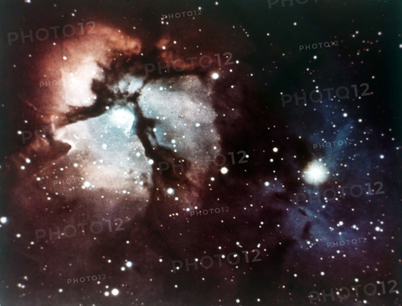 Trifid Nebula in Sagittarius constellation. Creator: NASA.